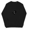 Unisex organic raglan sweatshirt - Image 4